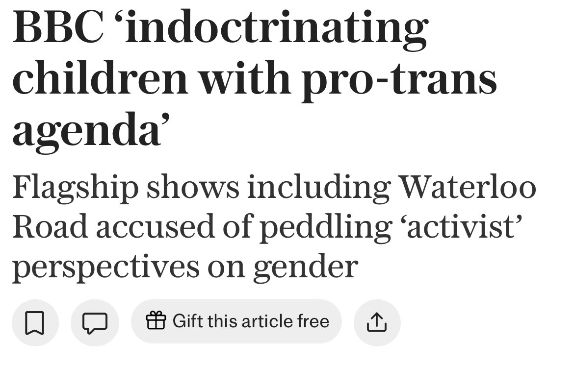 ‘The dossier of concerns handed to the BBC by Transgender Trend, a campaign group has been seen by <a href="/Telegraph/">The Telegraph</a>’