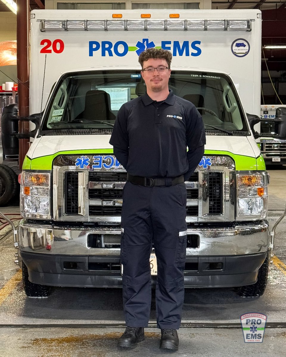 ProEMSCambridge's tweet image. Welcome to the Pro EMS team! We&apos;re thrilled to have our new EMT who joined us this November.⁠
⁠
#ProEMS #WelcomeAboard #EMS #Ambulanceservice