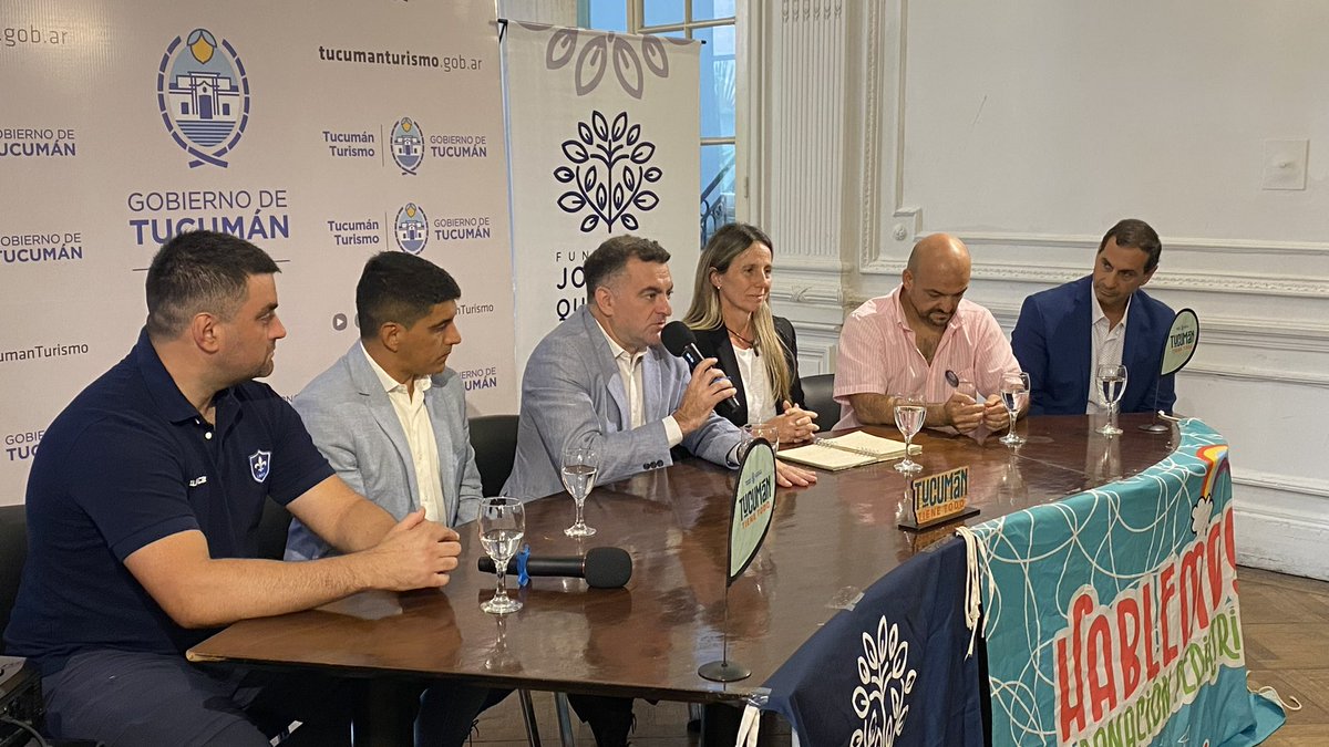 AlbarracinDif's tweet photo. 💙Seven del Corazón 

Hoy se realizó la presentación de la 9na edición del Seven “Joaquín Quintana” en el Ente Tucumán Turismo. https://t.co/s9eQCHzhRP