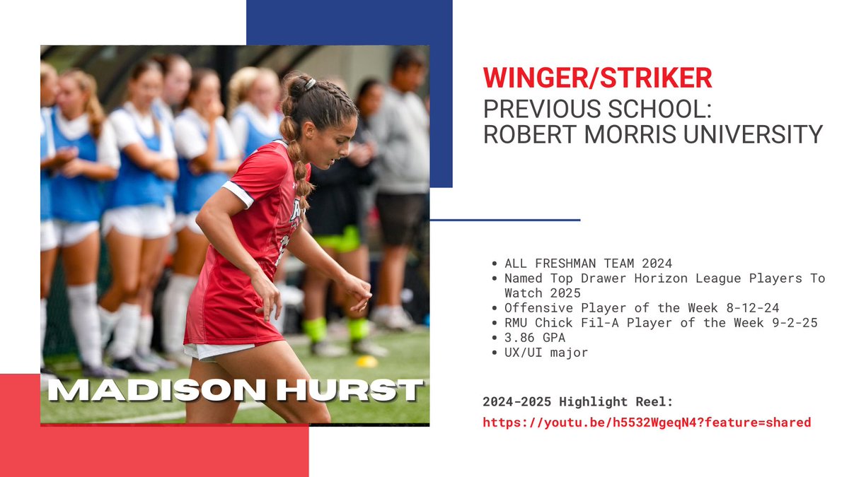 After a lot of thought and consideration, I have decided to enter the transfer portal. I’m looking forward to the next chapter and grateful for all the support!
<a href="/ImYouthSoccer/">ECNL/GA/Recruiting/College Soccer</a> <a href="/TopDrawerSoccer/">TopDrawerSoccer</a>