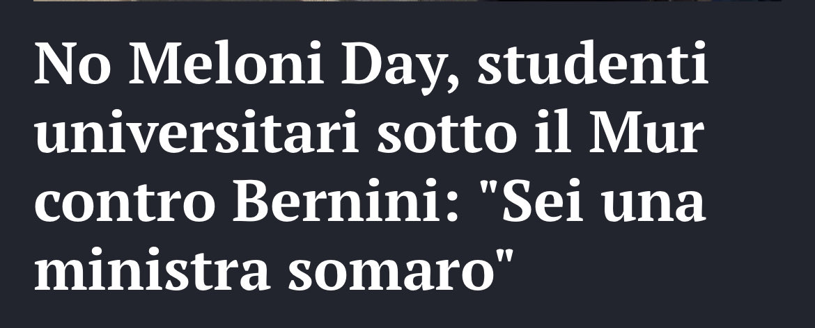 Forza che lo facciamo cadere questo osceno governo