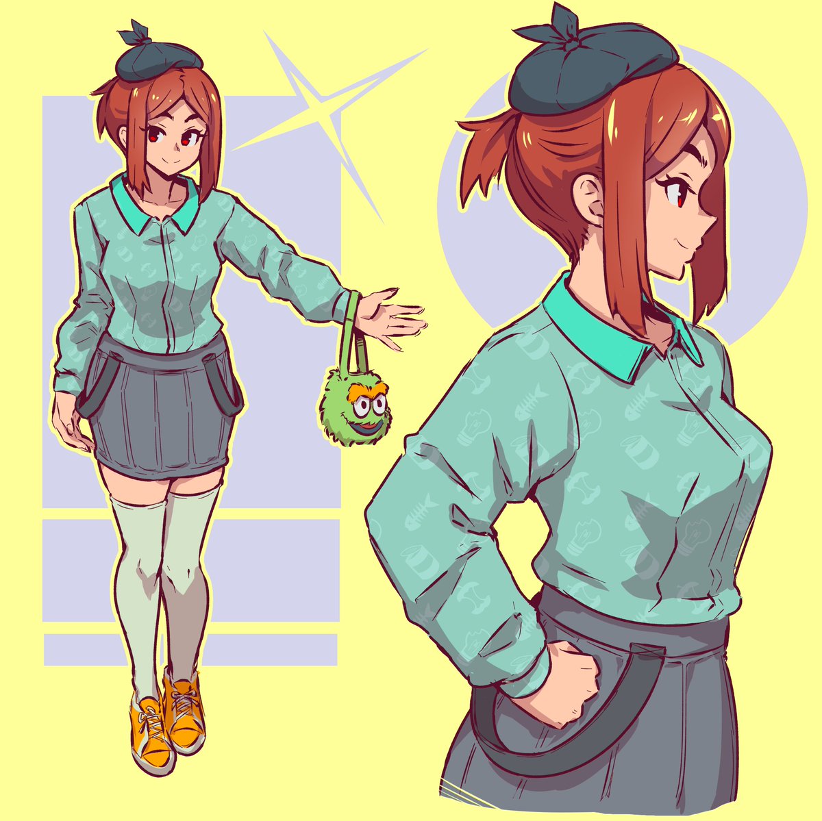 she's total trash (affectionate) 🔁