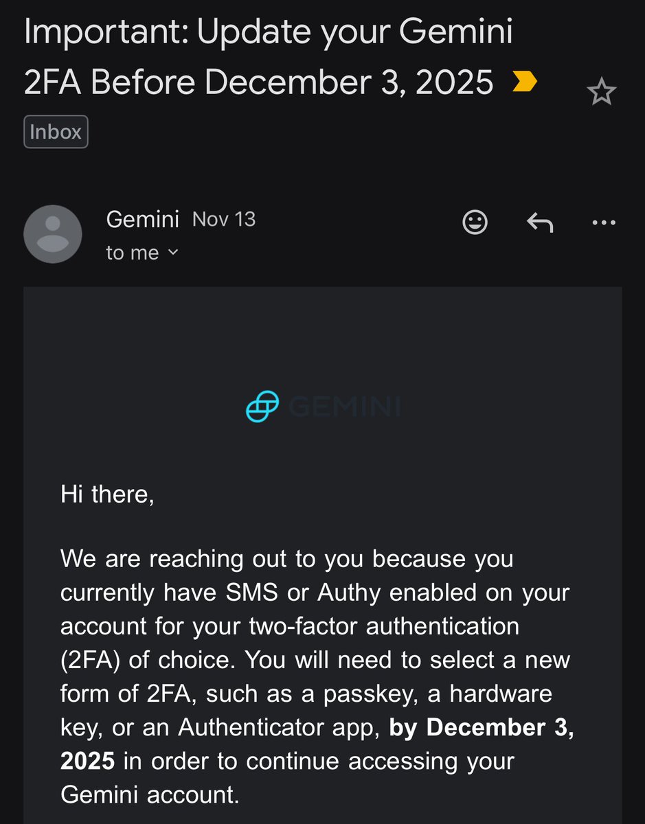 karbonbased's tweet image. Apparently I'm not gonna be able to do anything if I don't log in in the next 2 weeks to change my 2fa method