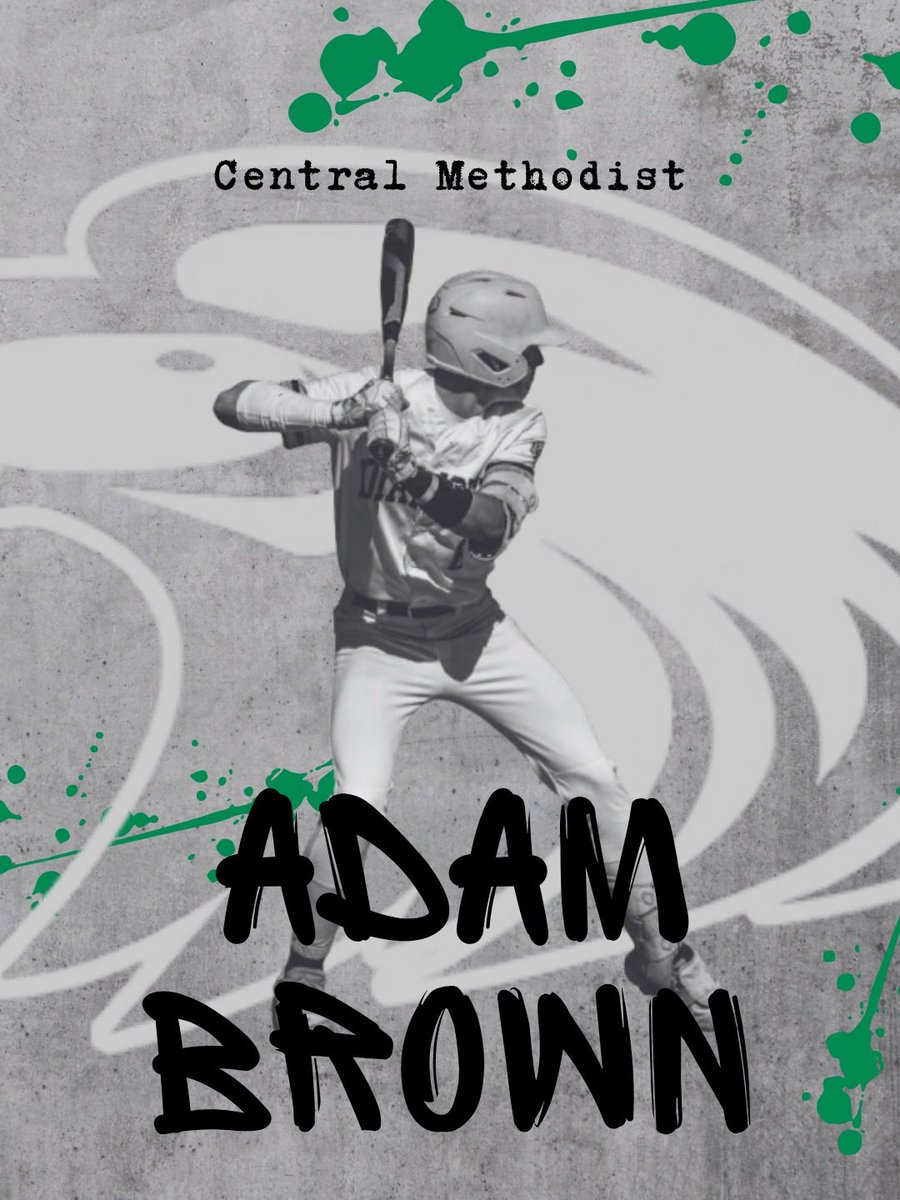 Shoutout to <a href="/DTAdamBrown1/">Adam Brown</a> on earning the offer to <a href="/cmueaglesBSB/">Central Methodist Baseball</a>