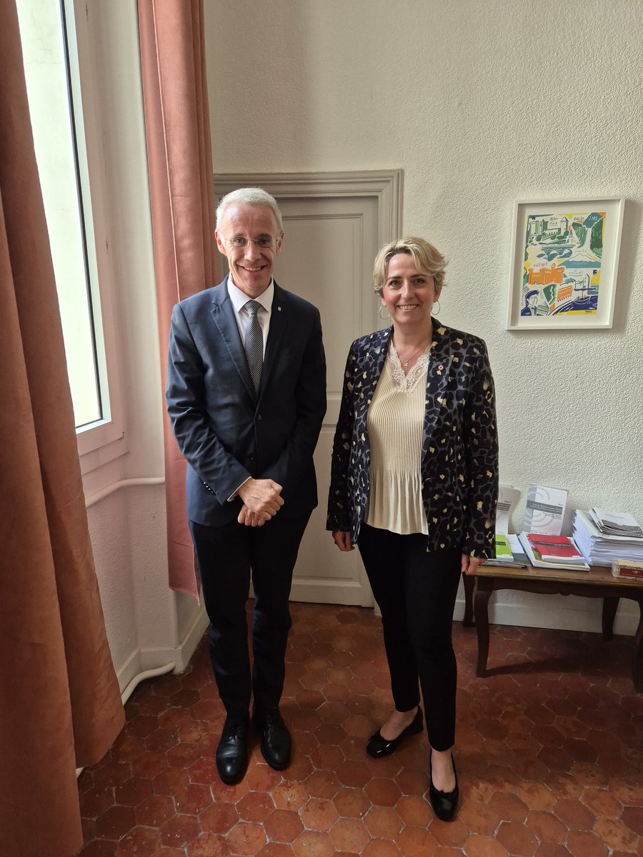Visite de courtoisie du Directeur général de la Casa de la Generalitat 👥​ 

Ce matin, j’ai reçu à ma permanence Albert Piñeira i Brosel, nouveau Directeur général de la Casa de la Generalitat de Perpignan et ancien Maire de la Commune de Puigcerdà 💼​

Nous avons discuté de la