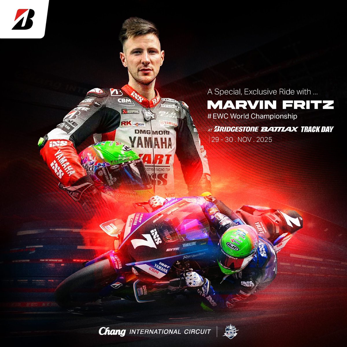 MarvinFritz7's tweet image. See you in Buriram! 🇹🇭🔥🤙🏼

@BridgestoneTH