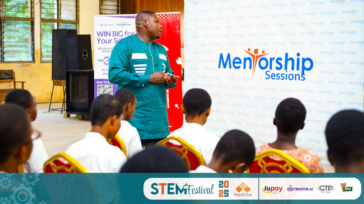 NSMQGhana's tweet photo. "Make use of the digital tools available to you to keep learning. "

Emmanuel Afetorgbor, Global Head of Operation, Trustur AI 

#MentorshipSessions #STEMFest25 #Primetime https://t.co/q4StItEYQH