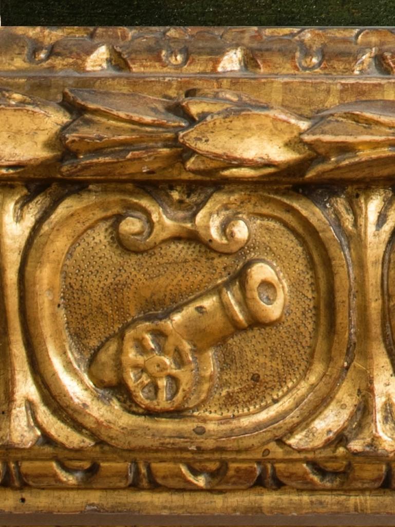 Dans ce portrait de Stefano IV Colonna par Bronzino, le cadre en bois doré n’est pas un simple ornement : il prolonge le sens de l’œuvre. Il reflète la noblesse du chef romain, fidèle aux Médicis et défenseur du pape Clément VII lors du sac de Rome en 1527.