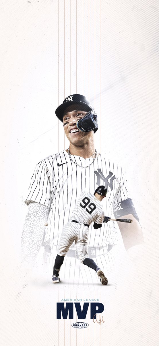 Yankees's tweet image. Wallpapers fit for an MVP 👑

#ALLRISE