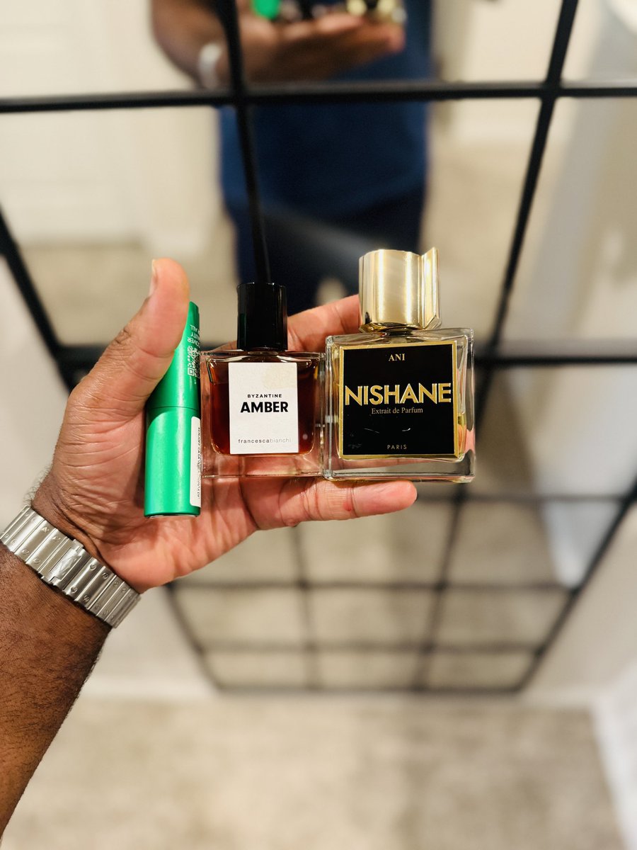 capabletheking1's tweet image. Lira Xerjoff X  ByzantineAmber X Ani Nishane.

#sotd #fragzspace