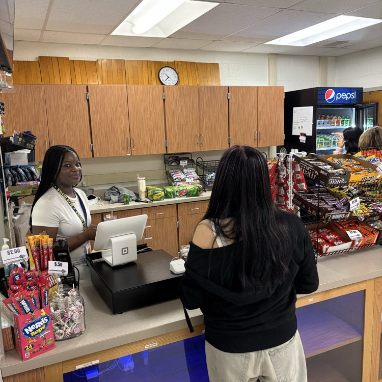 CCPSCCHS's tweet image. Our business and marketing students run the Devil&apos;s Depot. It is a school based enterprise; hands-on learning. #BetterEveryDay