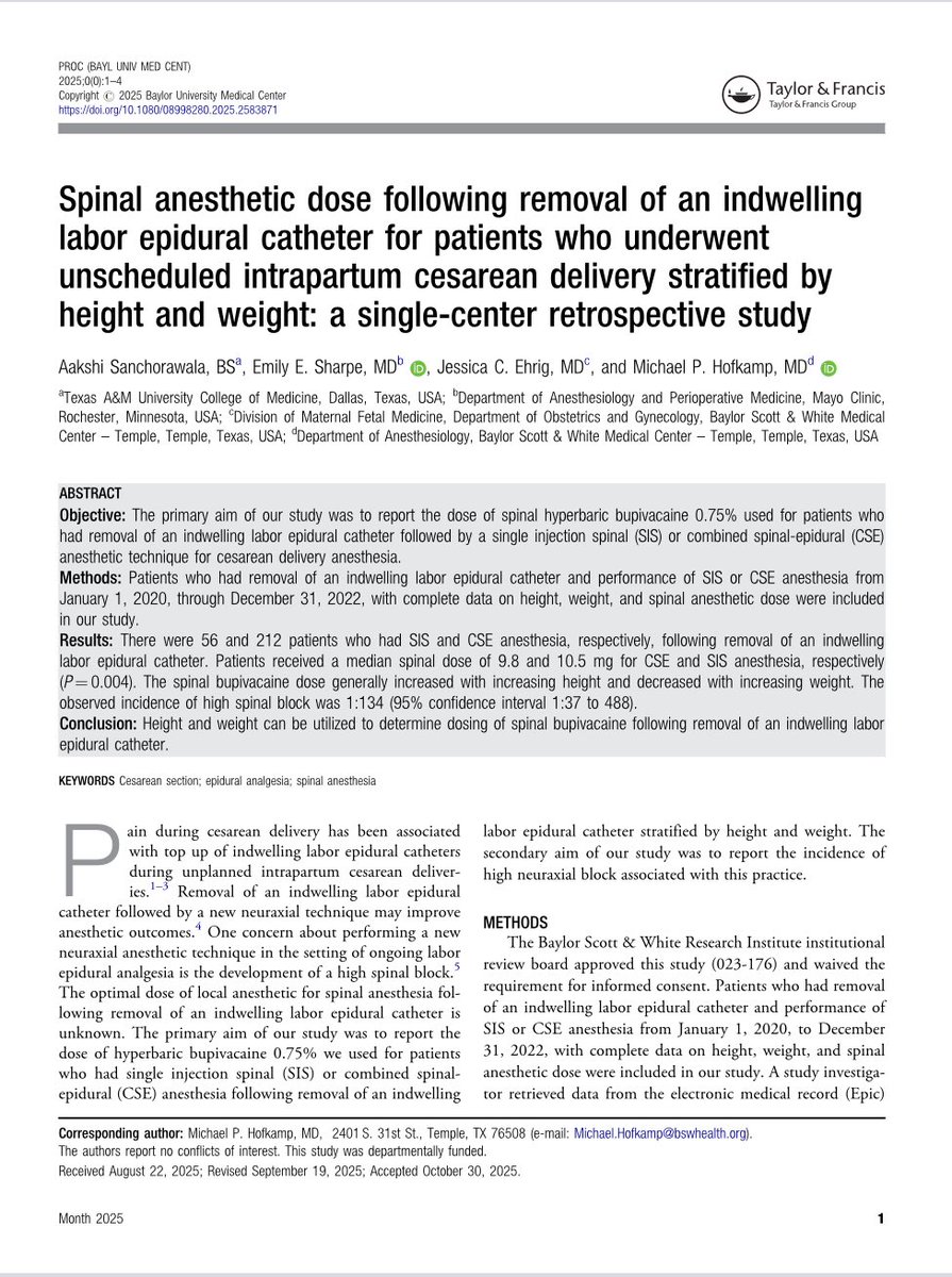 Michael Hofkamp, MD, FASA tweet media