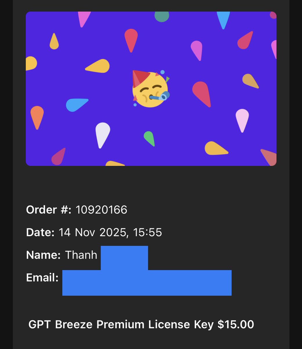 Just got my Vietnamese user again 🤩

I'm a builder from Vietnam &amp; my GPT Breeze mostly gets global users from around the world. I do have a few Vietnamese users (but very few, I think)

It's been such a long time since I stopped doing marketing for the product in the Vietnamese