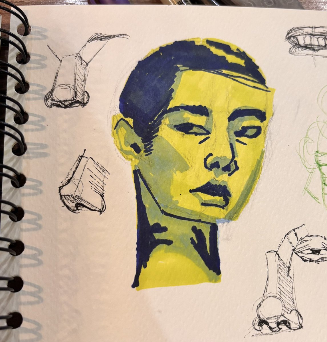 lostmy_sketches's tweet image. Retratos 03/30 14/10/2025 #sketchbook #sketchbookvirtual