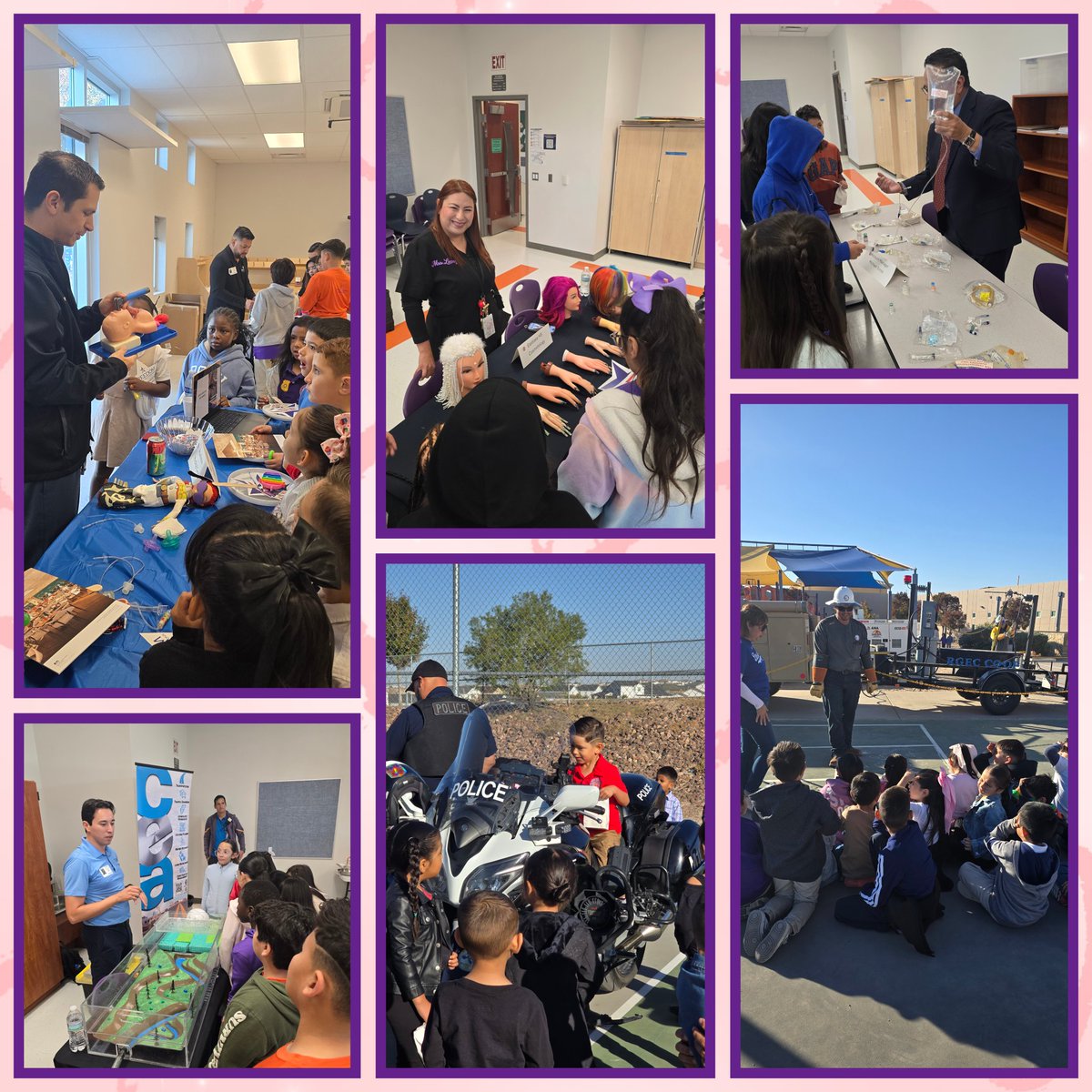 Mission Ridge Elementary Career Fair is Olwsome! Thank you to the visitors and our counselors for the wonderful experience our Scholars are having! 🦉👨‍🍳👩‍💻👩‍🏭👮‍♀️ #TeamSISD #MRE #ONEMISSION