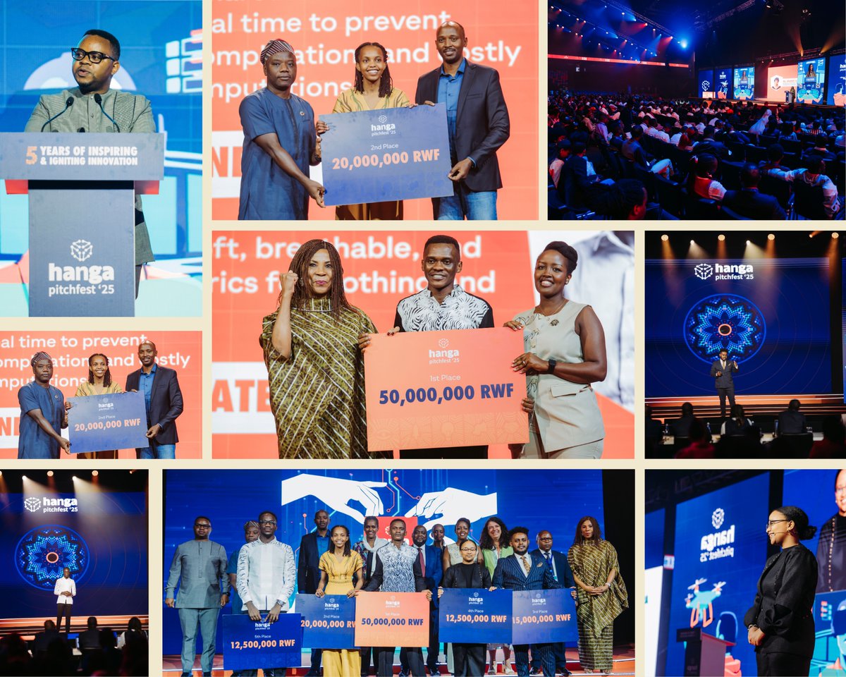 UNDP_Rwanda's tweet image. This year, #HangaPitchfest marks five years of building Rwanda’s innovation ecosystem.

From early-stage ideas to impact-driven startups, today’s finalists reflect the strength of a national platform that empowers youth to solve real challenges.

#UNDP remains committed to…