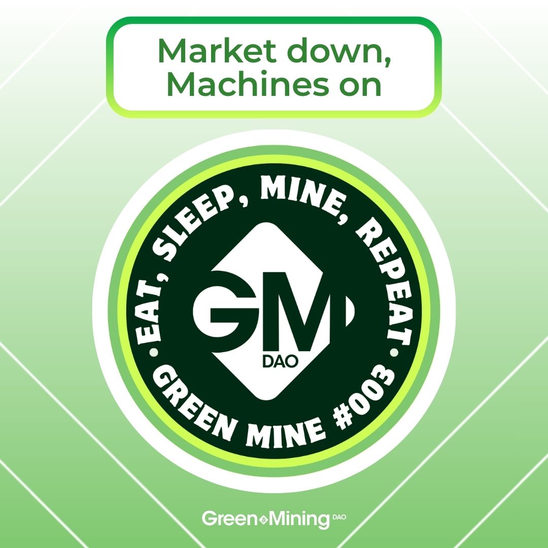 Greenminingdao's tweet image. 📉 Bitcoin price pulled back?

We keep mining, stacking, and building.

Eat. Sleep. Mine. Repeat. That’s our motto.

During every market dip, @Greenminingdao moves forward with:

🌿 100 percent renewable energy 
🇨🇭Operations regulated under Swiss law 
💰 Bitcoin payouts tied to…