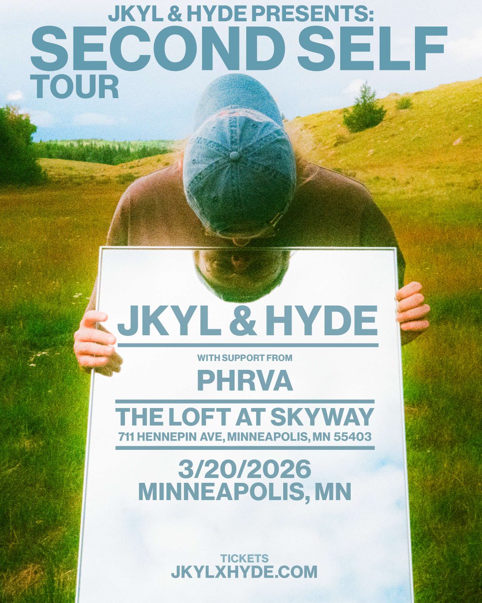 SkywayTheatre's tweet image. ANNOUNCEMENT!

@jkylxhyde
 is bringing the Second Self Tour through The Loft next spring with support from @phrvabass ‼️

Tickets are on sale now!