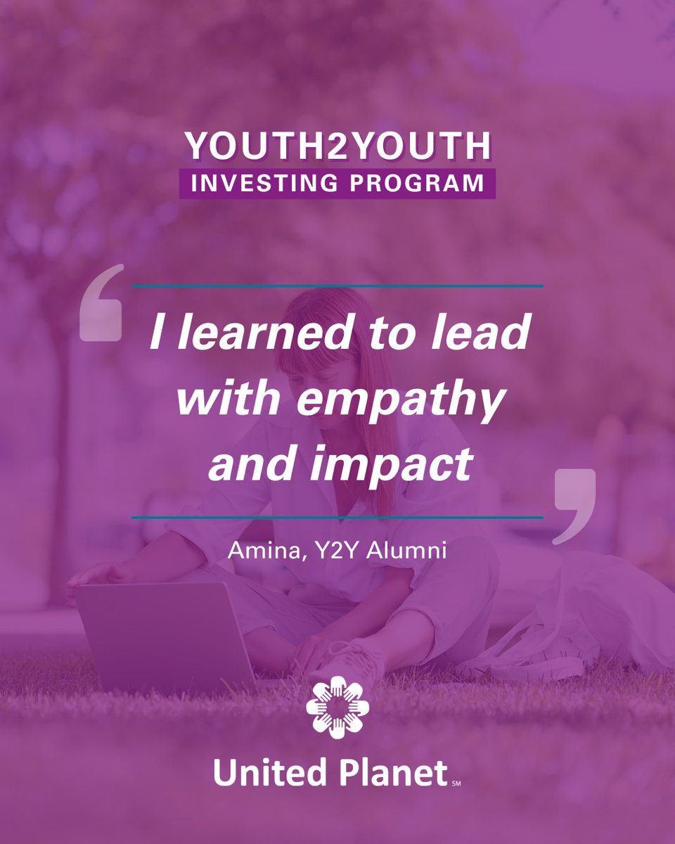 UnitedPlanet's tweet image. Teamwork knows no borders! 🌍 Amina &amp;amp; her Y2Y team turned ideas into real-world impact. 
Join the Youth2Youth Investing Program &amp;amp; make a difference — apply by Dec 15! 💡 #YouthLeadership #GlobalLearning #ImpactInvesting #Y2Y2026”