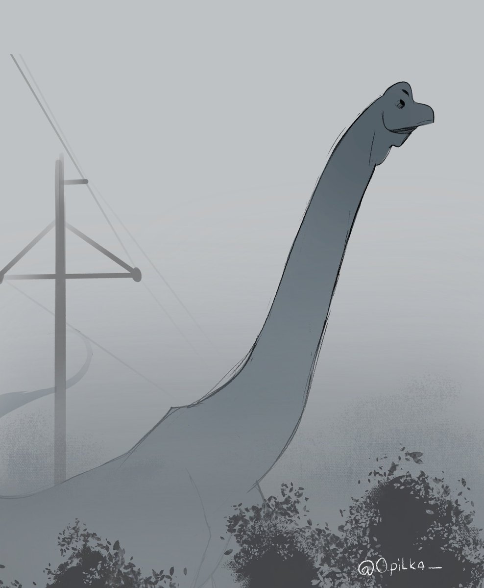 Opilka_'s tweet image. #dinovember2025 DAY 13 &amp;amp; 14: Kentrosaurus and Giraffatitan