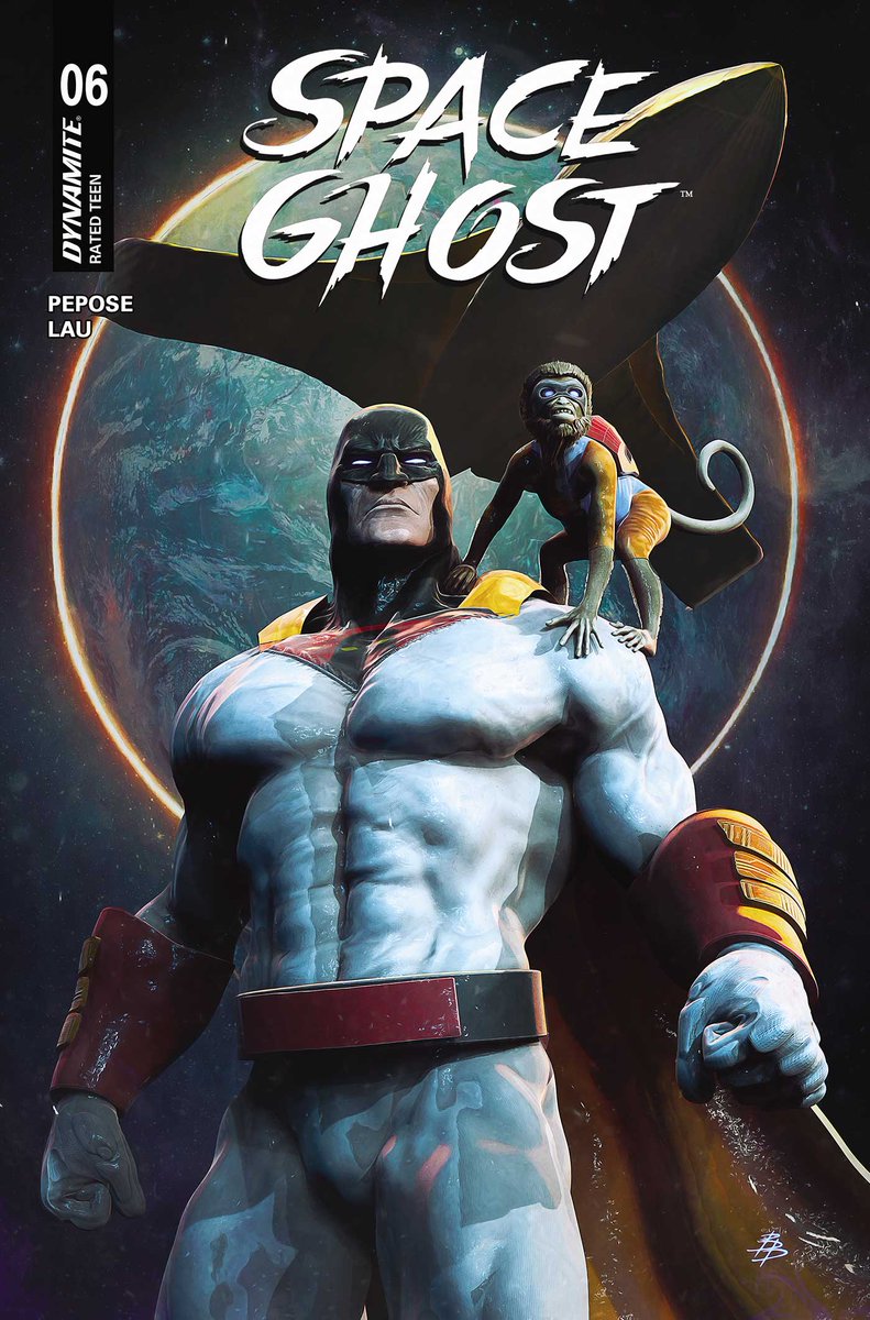 DynamiteComics's tweet image. Monday is the Final Order Cutoff for Space Ghost Vol 2 #6 from David Pepose and Jonathan Lau. Look for the cover by Bjorn Barends. Also available in Virgin.
#hannabarbera #spaceghost #davidpepose #jonathanlau #bjornbarends
dynamite.com/htmlfiles/view…
