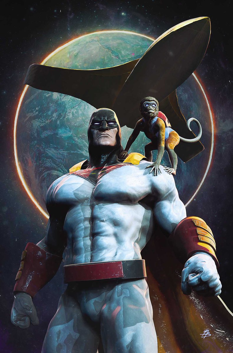 DynamiteComics's tweet image. Monday is the Final Order Cutoff for Space Ghost Vol 2 #6 from David Pepose and Jonathan Lau. Look for the cover by Bjorn Barends. Also available in Virgin.
#hannabarbera #spaceghost #davidpepose #jonathanlau #bjornbarends
dynamite.com/htmlfiles/view…