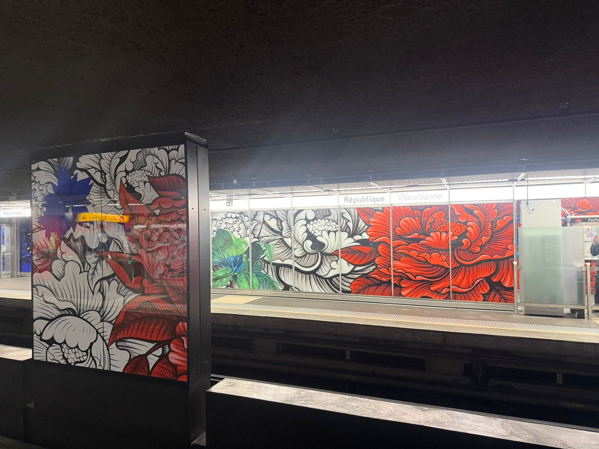 🤩 Fin de la rénovation de la station République.

Supression de toutes les publicités et œuvre artistique dans la totalité de la station. ✅