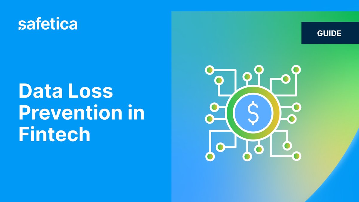 Safetica's tweet image. 💡 Fintech runs on data. Lose control of it — and you lose customer trust.

See how modern DLP helps fintechs stay compliant, resilient, and risk-aware 👉 hubs.li/Q03STsNt0
#FintechSecurity #DLP #DataProtection #Safetica
