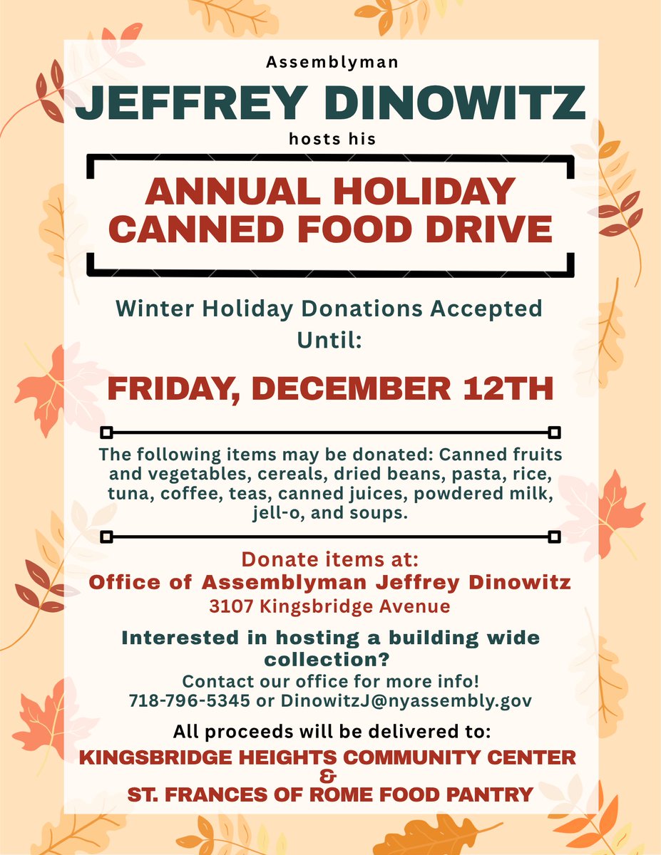 Assemblyman Jeffrey Dinowitz tweet media