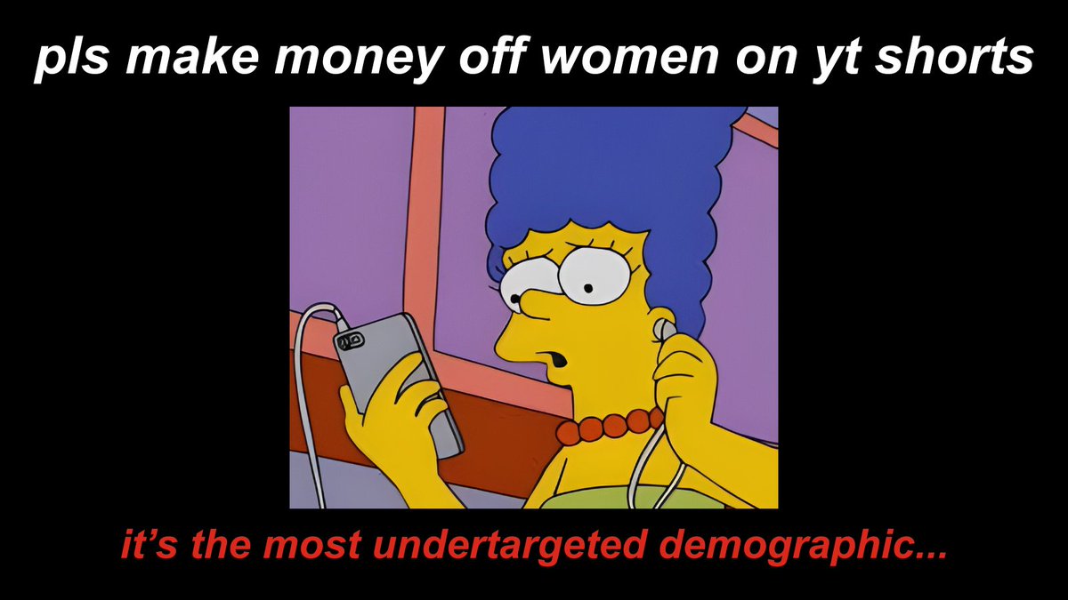 unleashxxd's tweet image. there’s a massive demand in the market for youtube shorts…

WOMEN.

almost no one targets female niches…

AND THEY PRINT.

i made a spreadsheet breaking down my favorite female channels

-niche
-monthly views
-approx rpm
-channel link

i’ll share it with you…

like, retweet,…