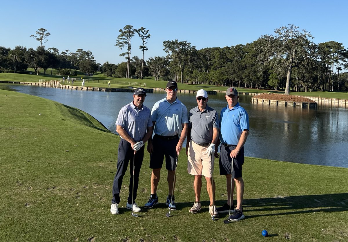 EnsonoIT's tweet image. From the Island Green to the final stretch, Ensono + @Ahead took on TPC Sawgrass this week.
Grateful for a day of great golf, great company, and unforgettable moments.

#MakeBetterHappen #GolfNetworking #TechPartnerships