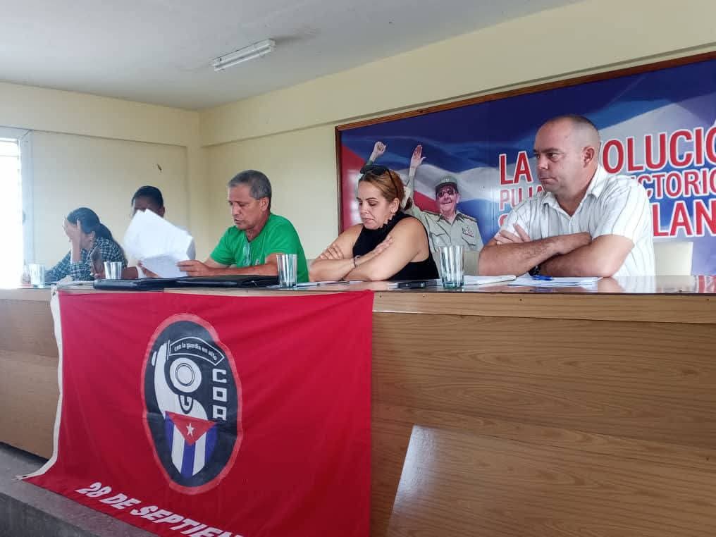 valdes_troche's tweet photo. Ahora mismo se desarrolla Pleno Provincial de los CDR en #PinardelRio donde se evalúan temas estratégicos de la organización. #Cuba #CDRCuba #PinarPorNuevasVictorias #SomosDelBarrio https://t.co/3cPobWldyn