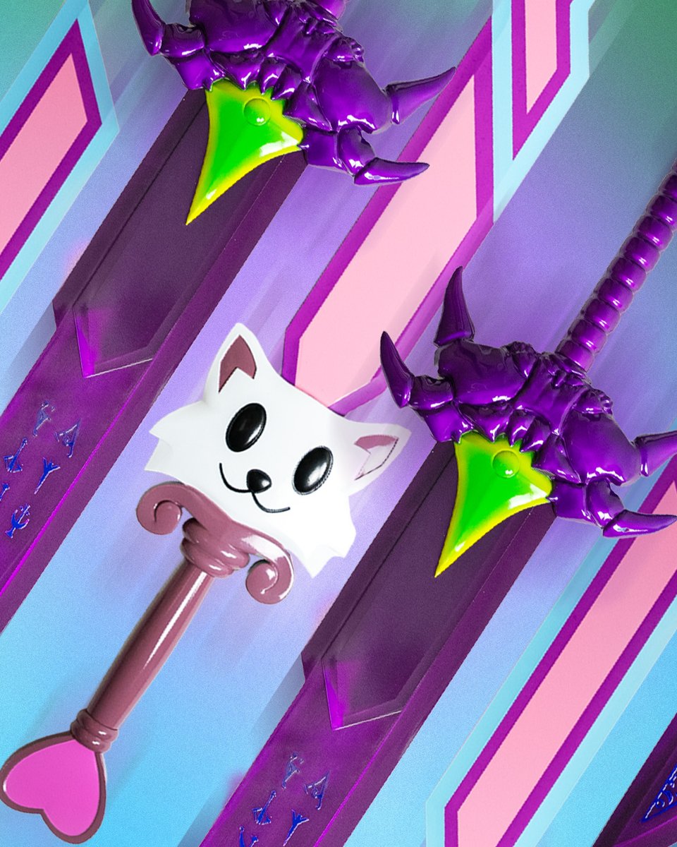 RealFireNSteel's tweet image. THEY&apos;RE BACK! The True Night&apos;s Edge and Meowmere from Terraria are now available again for a limited time! Get yours today! #terraria #meowmere #truenightsedge #gaming #relogic @terraria_logic