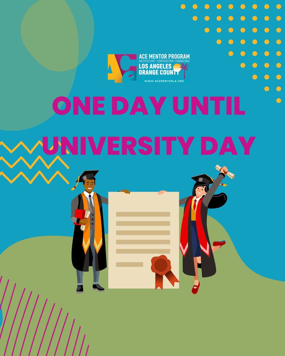 Heads up, ACE students! Tomorrow is University Day at Cal Poly Pomona.

Reminder: This event is open to all ACE students and parents and is a great opportunity to explore architecture, construction, and engineering programs at the college.

RSVP here: acementorla.org/event-6316728