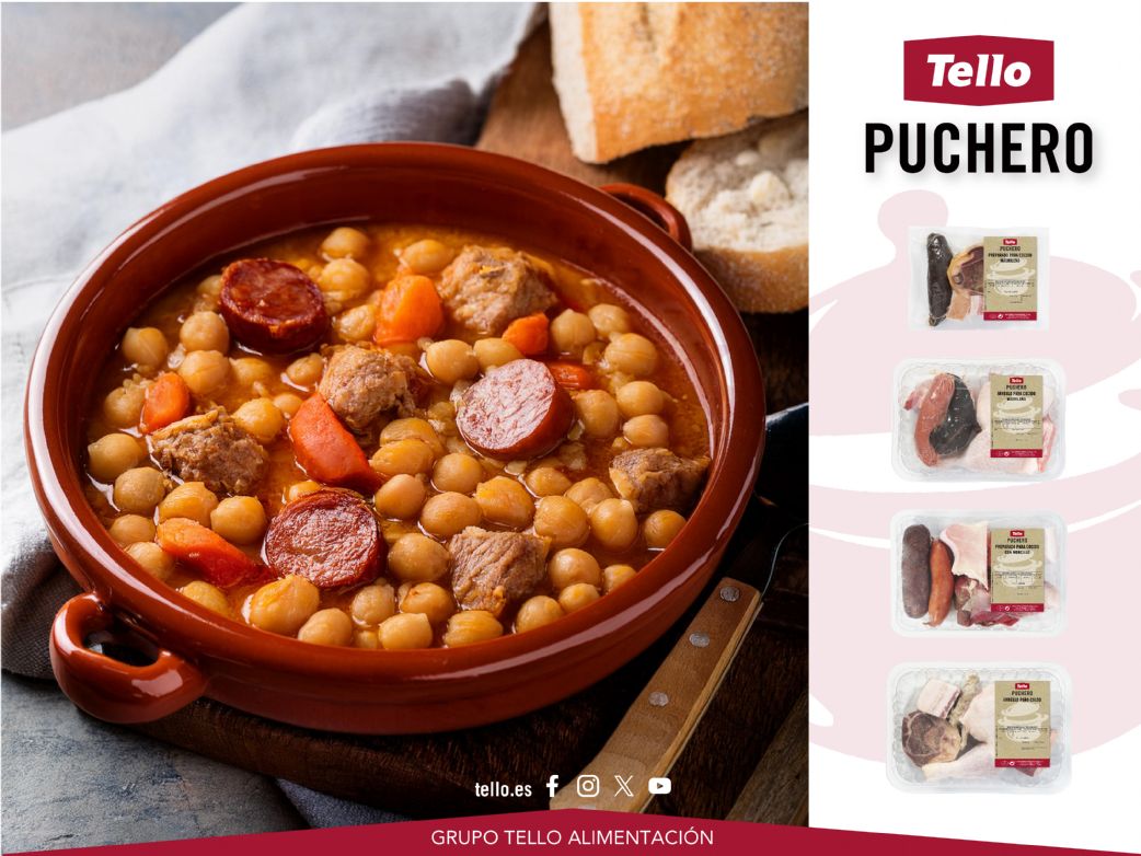 Grupo Tello Alimentación amplía su gama de preparados para pucheros, cocidos y caldos de invierno
Una selección de productos frescos y curados que facilitan los platos de cuchara, combinando comodidad, calidad y sabor tradicional

Más info👇
f.mtr.cool/xoekfoxoqi