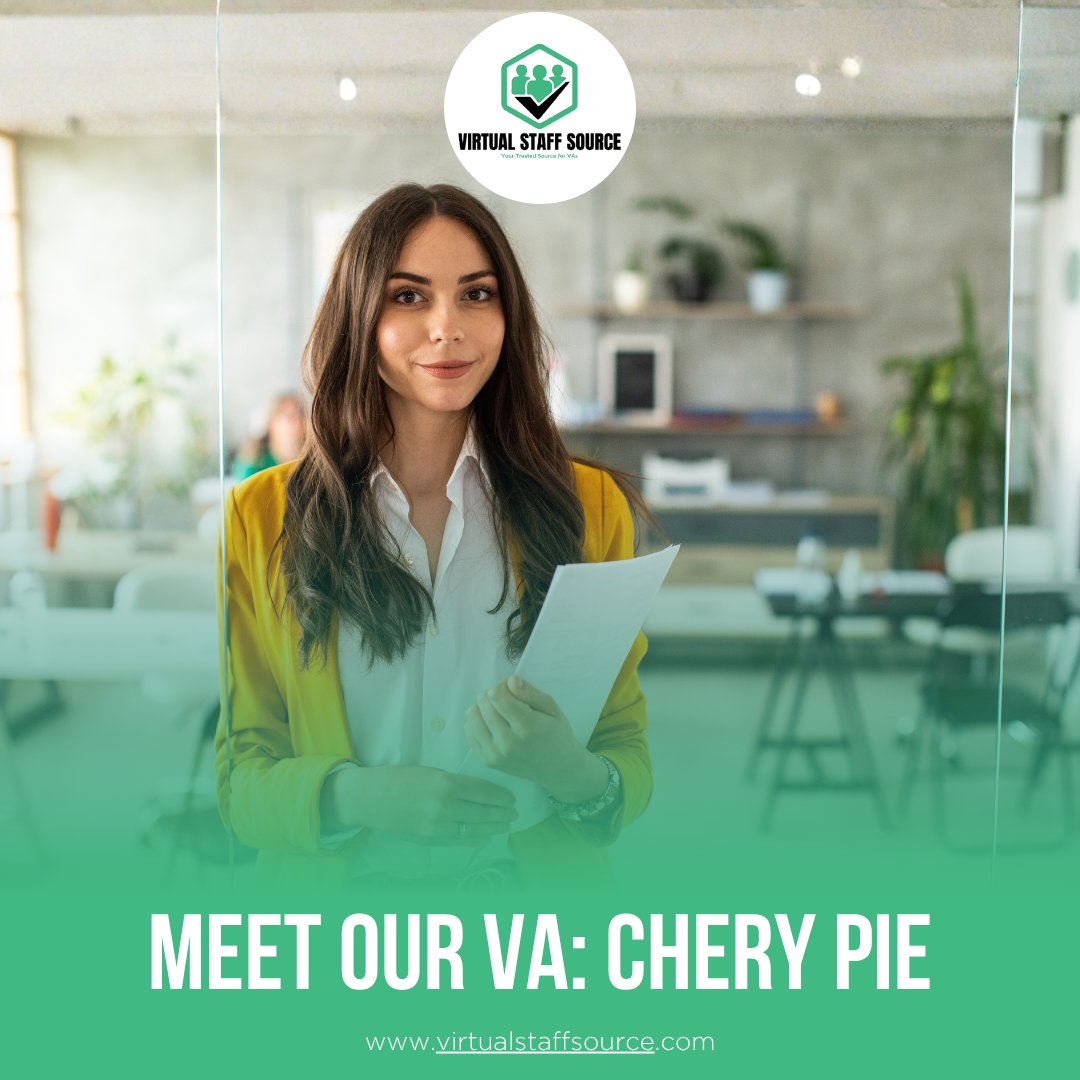 VirtualStaffSrc's tweet image. Meet Chery Pie! 🌟

Executive Assistant | Favorite Book: Little Women 📖 | Favorite Color: Pink 🎀 | Loves watching movies/shows 🎬 | Dream Destination: Singapore 🇸🇬

#VirtualStaffSource #virtualassistant #recruitment #WFH #gainfreedom #digitalmarketing