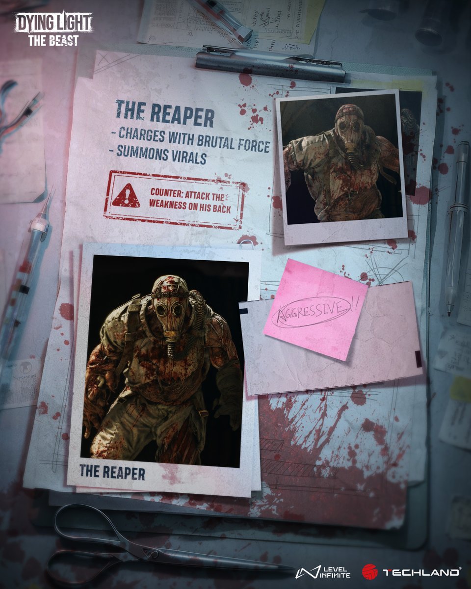 LevelInfinite's tweet image. 📖 #TheInfiniteArchives: Chimera Case Files

The Reaper is the first Chimera Kyle Crane encounters. A slow-moving brute with charging strikes and short melee combos, it overwhelms with force and summons Virals mid-fight.

⚠️ Lure it into environmental obstacles to stun and create…