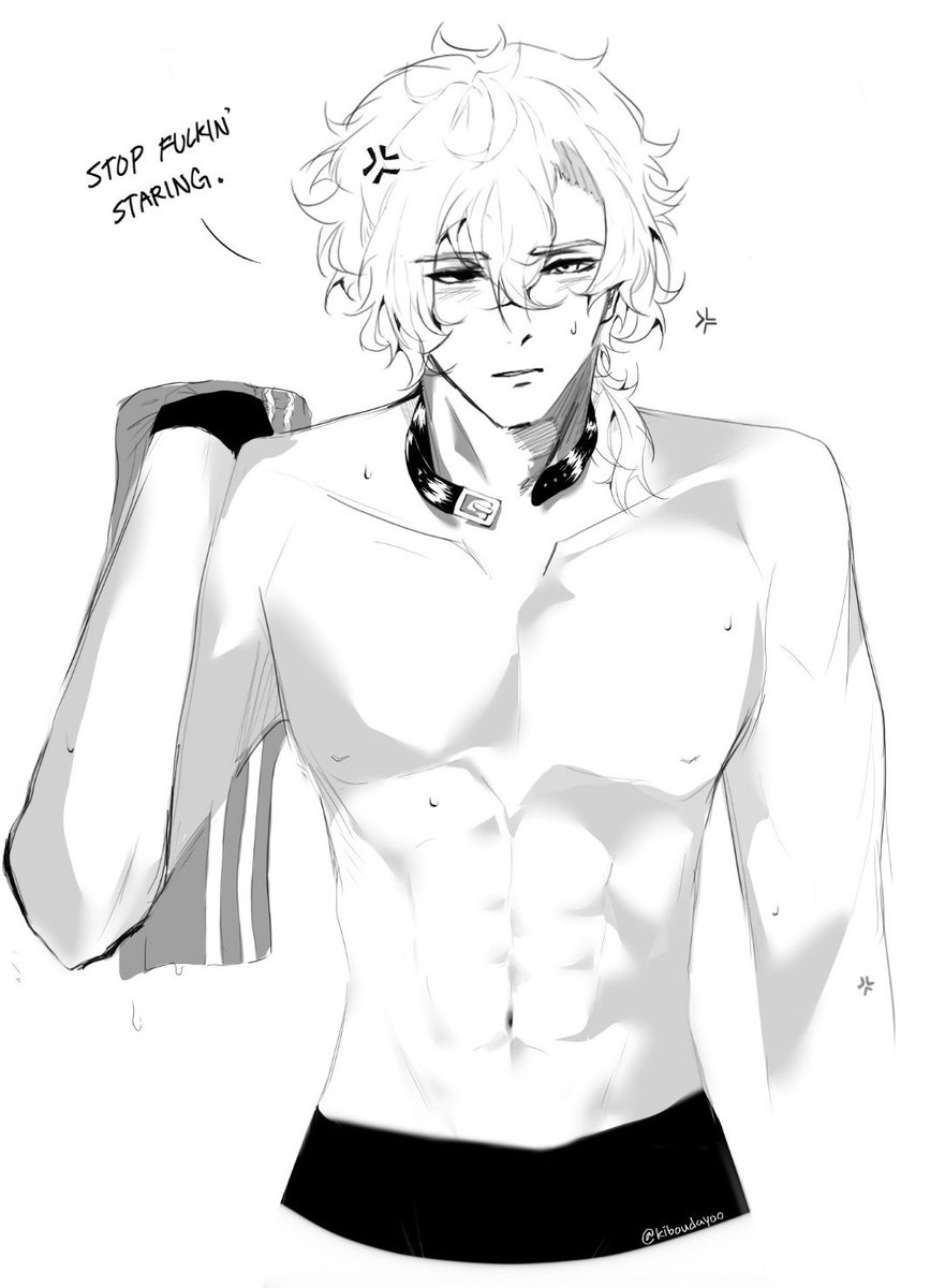 kiboudayoo's tweet image. chuuya’s workout routine is intense

#chuuya #bsd #bsdtwt