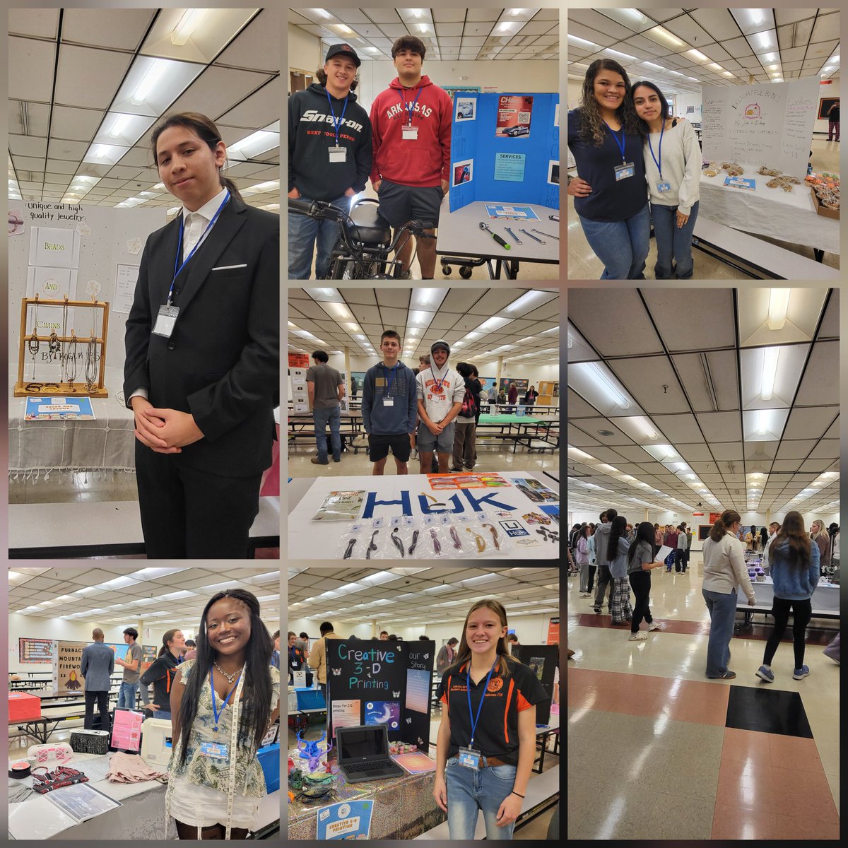 SSislerFCPSmath's tweet image. #mathhearthappy Amazing morning at MHS!! These Contemporary Financial Algebra students presented their work &amp;amp; passions at a business fair. Amazing creativity, talent &amp;amp; ambitions represented here!! Thanks to Mr. Phelan for making this course come alive for students! #fcpssecmath