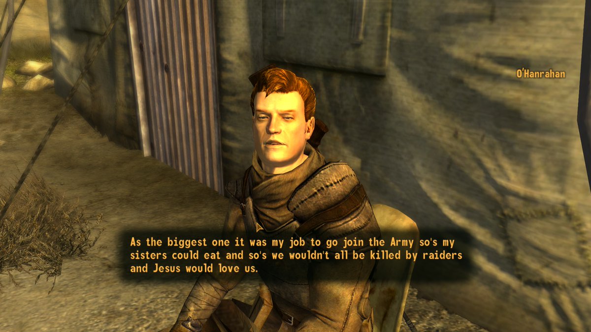 MattekThorn's tweet image. New Vegas&apos;s writing is just generational man no one did it like this again till ZAUM