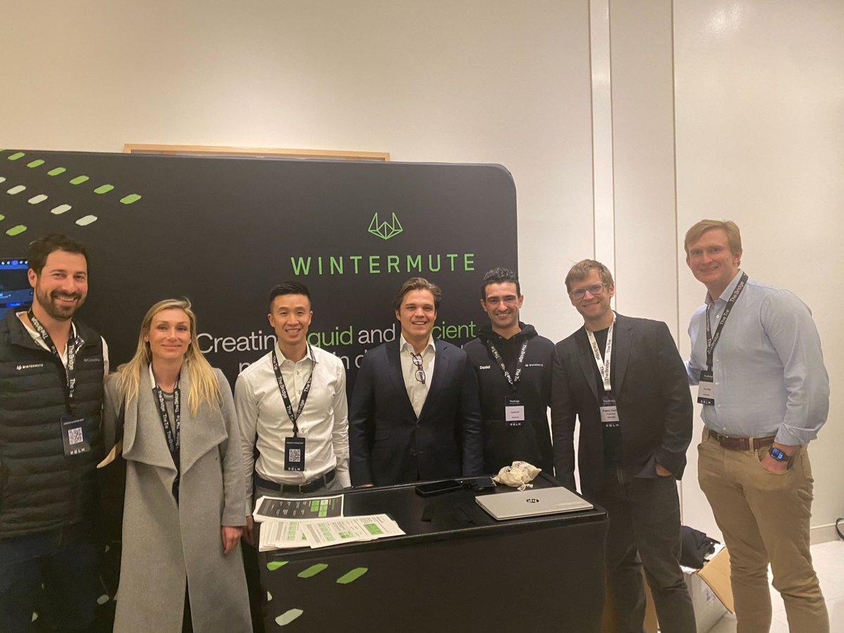 wintermute_t's tweet image. Wrapped up an incredible week in the US! 🇺🇸

Our CEO @EvgenyGaevoy spoke at @Official_Cantor #CantorCrypto and The Bridge by @TheTieIO, while our team (@DavidMicley @danmon_ ) connected with counterparties throughout the week

Great conversation and see you at the next one! 🫡
