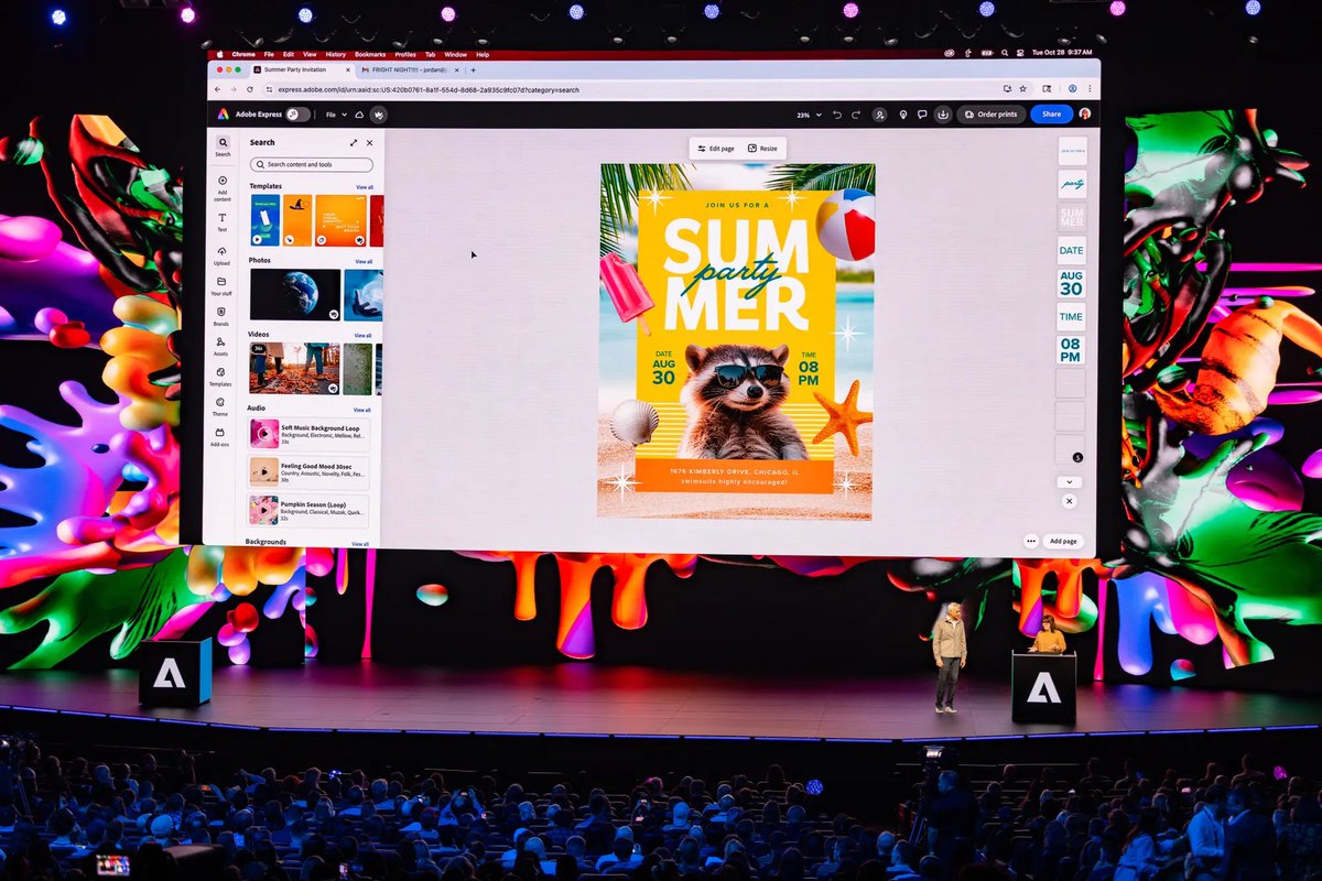drewandrogers's tweet photo. Our team recently attended #AdobeMAX 2025. ✨

AI-powered updates across Photoshop, Firefly + more are making image cleanup, mockups, and batch edits better than ever.

Big wins ahead for packaging + print production.
Excited to bring these tools into our workflow!

#printing https://t.co/qaCuHt8dKb