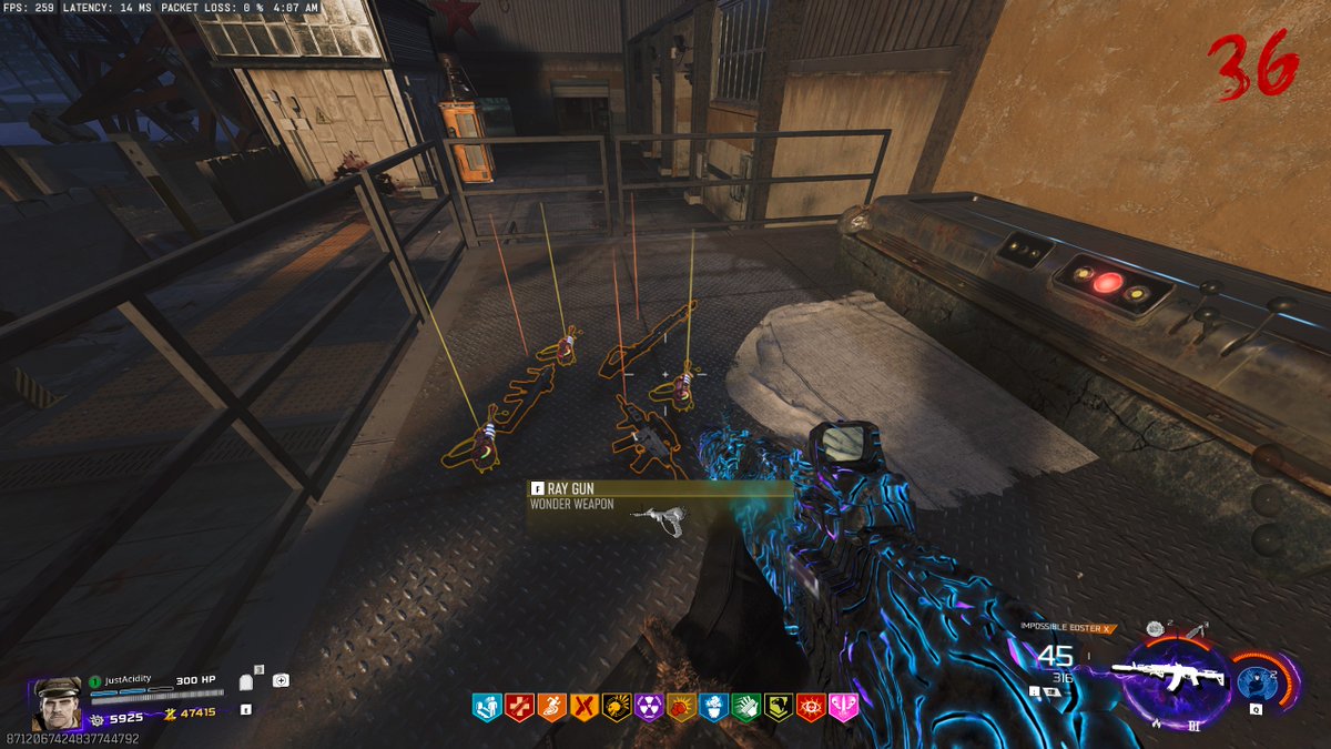 JustAcidity's tweet image. You will have the Ray Gun and you will like it! Got it three times in like a minute on stream 😭#BO7 #Zombies
