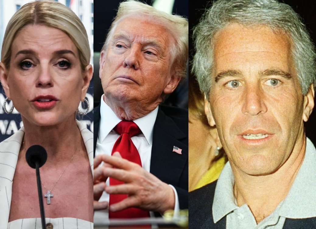 OccupyDemocrats's tweet image. BREAKING: Donald Trump panics and orders Attorney General Pam Bondi to investigate Jeffrey Epstein's "involvement and relationship" with Democrats in his most desperate act of projection to date.

The walls (the ones he hasn't demolished at least) are closing in fast...

“Now…