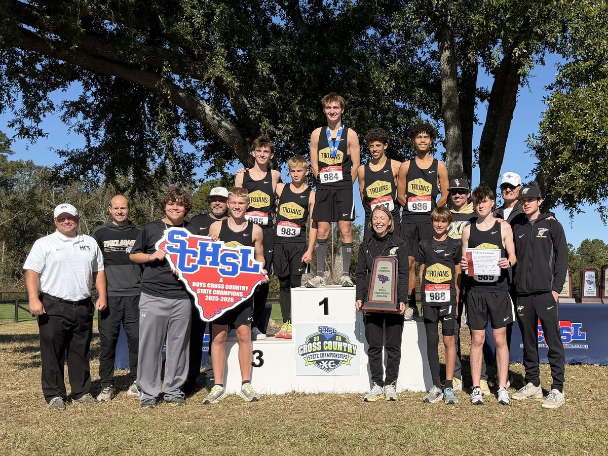 Let's hear it for the Green Sea Floyds Boys Cross Country Team! The Trojans ran this morning at the Aiken Steeplechase and claimed Class A State Championship!
#GSFGreatness #SCHSL #StudentAthletes