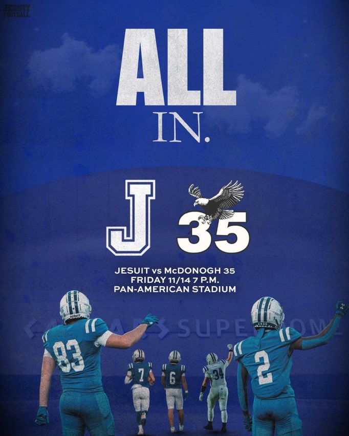 Playoff Football starts tonight. Go Jays!