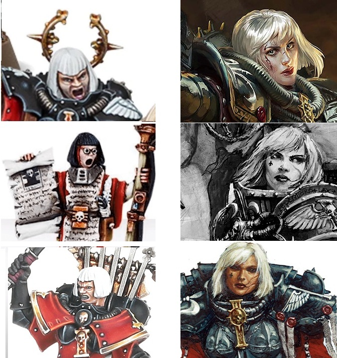 Art vs Mini isn't unique to Sisters of Battle 

But still

It kills me inside