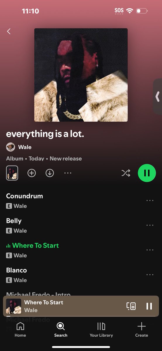 BiggMama444's tweet image. If you like music that make sense.. @Wale got you covered 💕