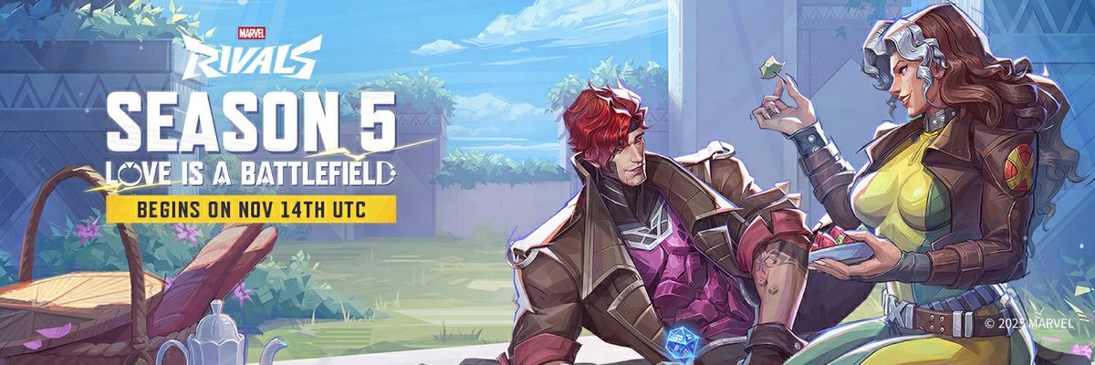 imperatorfps's tweet image. 💘 Love is in the air in Season 5 of Rivals, and so is my MENTAL. TIME FOR A GIVEAWAY. 

Because of this, I will be giving away TWO battlepasses for season 5 of Marvel Rivals. Here&apos;s the requirements:

1⃣ Follow @imperatorfps
2⃣ Like ❤️ and retweet ♻️ this tweet
3⃣ Tag ONE low…