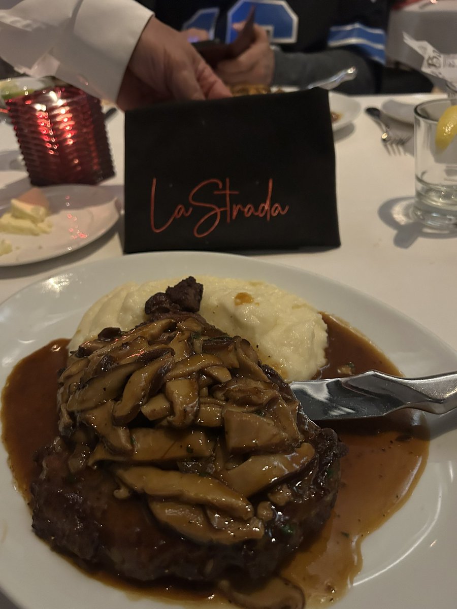 Dinner tonight at 
La Strada